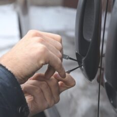 AWL Keys specialist performing precise lock picking for vehicle access and key verification